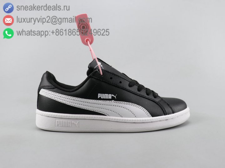 Puma SMASH L Unisex Skate Shoes Black&White Size 36-44
